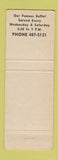 Matchbook Cover - Lancey House Pittsfield ME