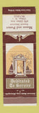 Matchbook Cover - Mason and Porter Funeral Home Clifton NJ