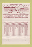 Matchbook Cover - Harvey's BBQ Back Room South Euclid OH 40 Strike