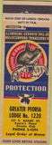 Matchbook Cover - Matchbook Cover Moose Lodge Peoria IL