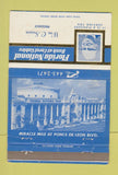 Matchbook Cover - Florida National Bank Coral Gables FL Wm Swain 40 Strike