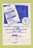 Matchbook Cover - Campbell Photo Printing Washington DC 40 Strike
