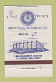 Matchbook Cover - IBEW St Louis MO 40 Strike