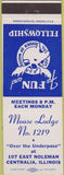Matchbook Cover - Matchbook Cover Moose Lodge Centralia IL