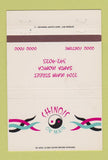 Matchbook Cover - Chinois on Main Santa Monica CA Chinese 40 Strike