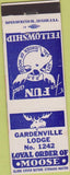 Matchbook Cover - Matchbook Cover Moose Lodge Gardenville Rosedale MD