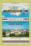 Matchbook Cover - Cousin's Cigar Company Cleveland OH 40 Strike