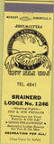 Matchbook Cover - Matchbook Cover Moose Lodge Brainerd MN