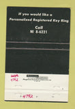 Matchbook Cover - Newcomber's 40 Strike