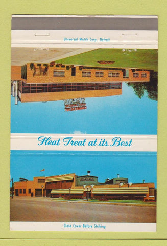 Matchbook Cover - Heat Treating Madison Heights Detroit MI 40 Strike