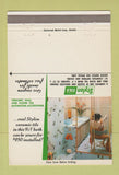Matchbook Cover - Stylon Bathroom Tile girlie 40 Strike