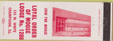 Matchbook Cover - Matchbook Cover Moose Lodge Champaign IL