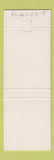 Matchbook Cover - Rocky's Steak House Des Moines IA