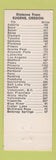 Matchbook Cover - West 6th Motel Eugene OR