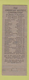 Matchbook Cover - Hotel Abraham Lincoln Reading PA #1