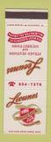 Matchbook Cover - Leounes Towne Talk Restaurant Wilmington DE