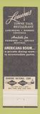 Matchbook Cover - Leounes Towne Talk Restaurant Wilmington DE
