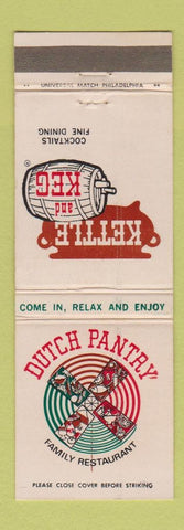 Matchbook Cover - Dutch Pantry Restaurant CHAIN WEAR