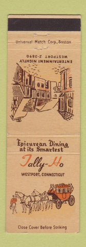 Matchbook Cover - Tally HO Westport CT
