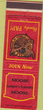 Matchbook Cover - Matchbook Cover Moose Lodge Lockport IL