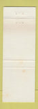 Matchbook Cover - Lakes Shoe Service WORN