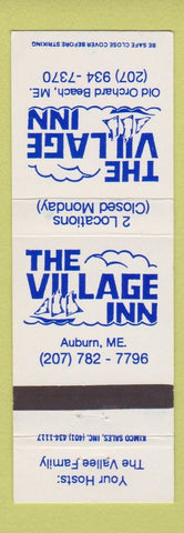 Matchbook Cover - The Village Inn Auburn ME Old Orchard Beach