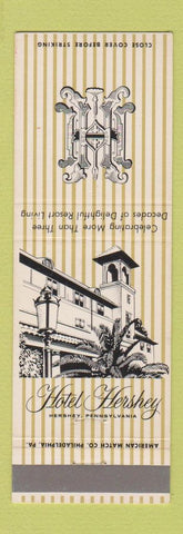 Matchbook Cover - Hotel Hershey PA