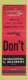Matchbook Cover - Raybestos Brake Service Line D&J Auto Supply Royal City WA