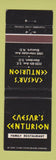 Matchbook Cover - Caesar's Centurion Bismarck Aberdeen ND