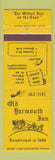Matchbook Cover - Old Yarmouth Inn Yarmouthport MA