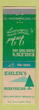 Matchbook Cover - Ehlen's Green Tree Inn Bensenville IL WEAR