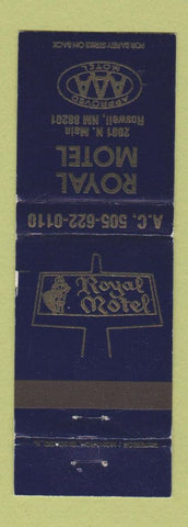 Matchbook Cover - Royal Motel Roswell NM WEAR