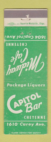 Matchbook Cover - Capitol Bar Cheyenne WY