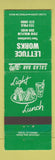 Matchbook Cover - Lettuce Works Restaurant