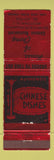 Matchbook Cover - House of Chong Chinese Restaurant Bricktown NJ
