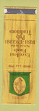 Matchbook Cover - The Harp and Bard Danvers MAWORN
