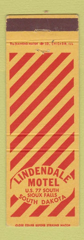 Matchbook Cover - Lindendale Motel Sioux Falls SD