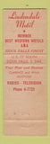 Matchbook Cover - Lindendale Motel Sioux Falls SD