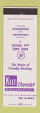 Matchbook Cover - Kelt Chevrolet Grants Pass OR