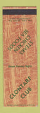 Matchbook Cover - Clontare Club