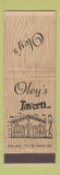 Matchbook Cover - Oley's Tavern WEAR
