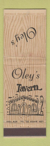 Matchbook Cover - Oley's Tavern WEAR