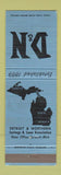 Matchbook Cover - Detroit and Northern Savings Loan Hancock MI