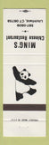 Matchbook Cover - Ming's Chinese Restaurant Panda Litchfield CT