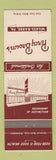 Matchbook Cover - Percy Brown's Restaurant Wilkes Barre PA