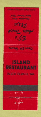 Matchbook Cover - BJ's Auto Truck Plaza Rock Island WA