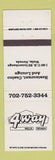 Matchbook Cover - 4 Way Restaurant Wells NE