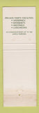 Matchbook Cover - Tanglewood Restaurant Milwaukee WI GREEN