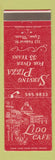 Matchbook Cover - Lido Cafe Pizza Lynn MA