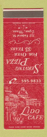 Matchbook Cover - Lido Cafe Pizza Lynn MA